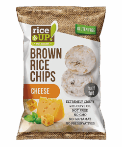 Rice Up barna rizs chips sajtos 60 g