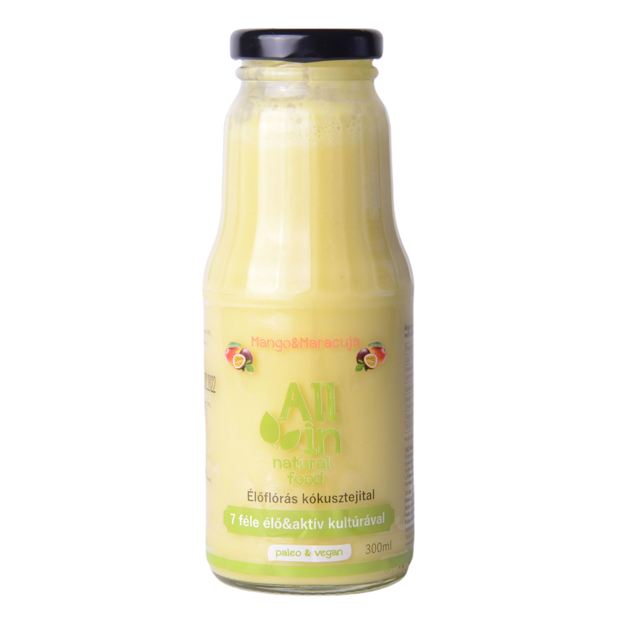 All in kókusztejital élőflórás mangó-maracuja 300 ml