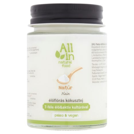 All in kókusztej élőflórás natúr 150 ml