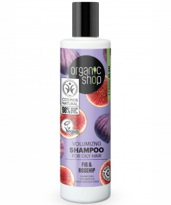 Organic Shop bio sampon volumennövelő fügével és csipkebogyóval 280 ml