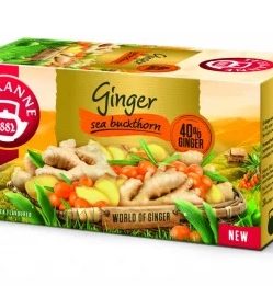 Teekanne ginger homoktövis ízű gyömbér tea 35 g