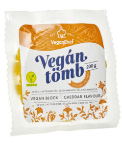 Veganchef vegán tömb cheddar ízű 200 g