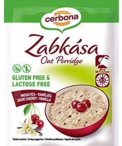 Cerbona gluténmentes zabkása meggy-vanília 50 g