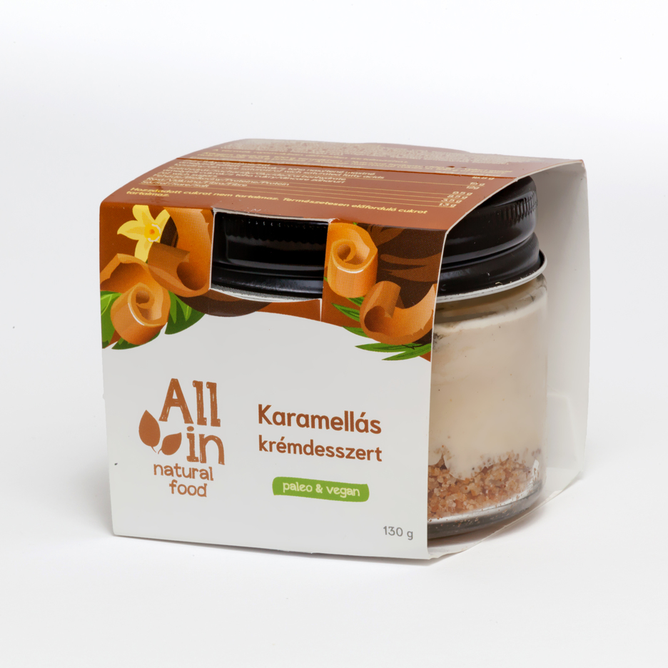 ALL IN Karamellás krémdesszert 130 g