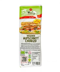 Topas Wheaty BIO vegán szeletek - Chorizo 80 g