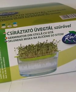 Réde csíráztató üvegtál szűrővel 1 db