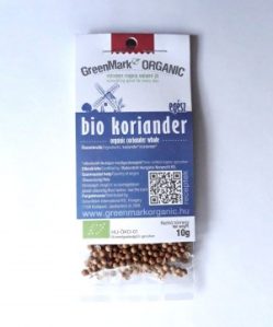 Greenmark bio koriander egész 10 g