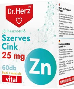 Dr.herz szerves cink 25mg kapszula 60 db