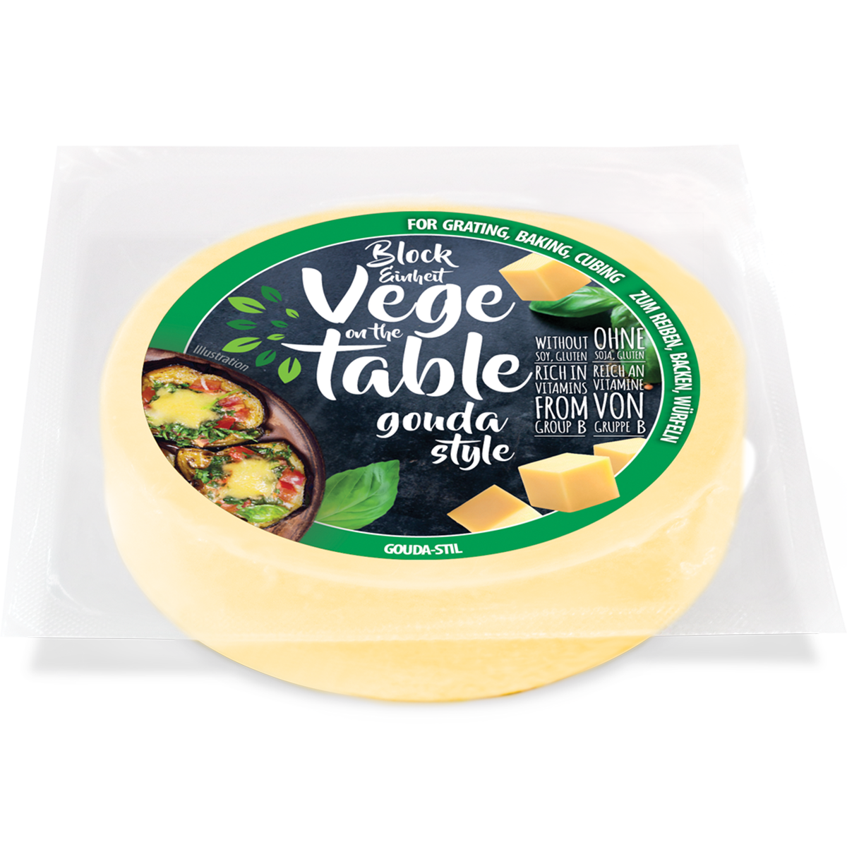 Vege on the table vegán darabolt sajt gouda jellegű 300 g