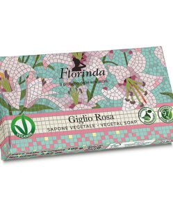 Florinda szappan mozaik rózsaszín liliom 200 g