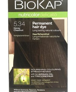 Biokap nutricolor rapid tartós hajfesték nr 5.34 honey chestnut 135 ml