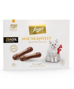 Szerencsi zero macskanyelv maltitos tejcsokoládé 100 g