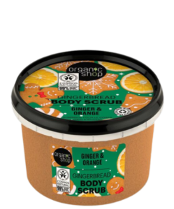 Organic Shop bio cukros testradír mézeskalácsos gyömbérrel és naranccsal 250 ml