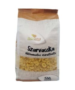 Lovediet gluténmentes száraztészta szarvacska 500 g