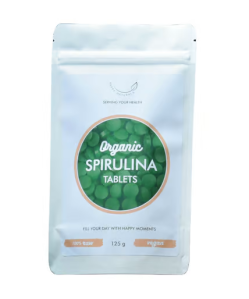 Happy Naturals organic spirulina tabletta 125 g