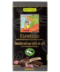 Rapunzel bio félédes kávés csokoládé 80 g