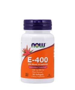 Now e-vitamin 400ne természetes kevert tokoferolokkal lágykapszula 50 db