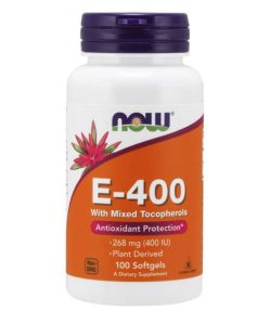 Now e-vitamin 400ne természetes kevert tokoferolokkal lágykapszula 100 db