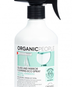 Organic People öko ablak- és tükörtisztító spray bio fermentált fehér teával 500 ml