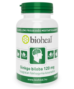 Bioheal ginkgo biloba 120 mg+fokhagyma kivonat 70 db
