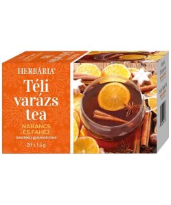 Herbária téli varázs narancs és fahéj ízű tea 20x1,5g 30 g