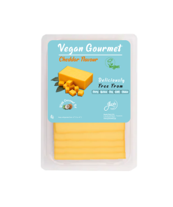 Gusto vegán készítmény szeletelt cheddar ízű 140 g
