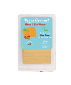 Gusto vegán készítmény szeletelt paradicsom-bazsalikom ízű 140 g