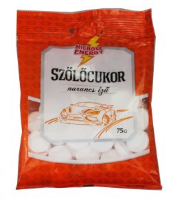 Microse szőlőcukor tabletta narancs 75 g