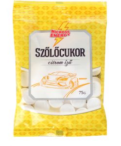Microse szőlőcukor tabletta citrom 75 g
