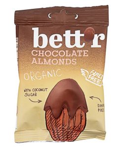Bettr bio vegán gluténmentes csokival bevont mandula 40 g