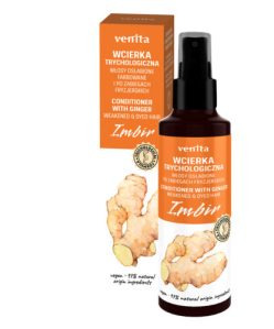Venita trichológiás hajgyógyászati kondicionáló hajszesz-elixír gyömbér kivonattal gyenge, vékonyszálú hajra 100 ml