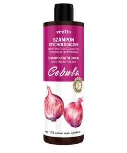 Venita trichológiás hajgyógyászati sampon hagyma kivonattal zsíros és hajhullásra hajlamos hajra 300 ml
