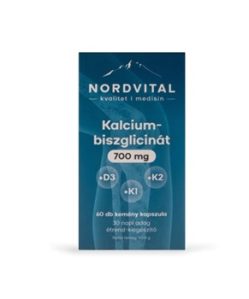 Nordvital kalcium-biszglicinát 700mg kapszula 60 db