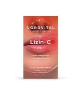 Nordvital lizin-c vegán kapszula 60 db