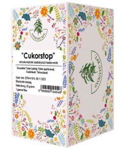 Gyógyfű cukorstop (vércukorszintet szabályozó teakeverék) 20x1g 20 g