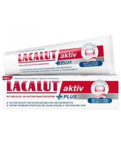 Lacalut aktiv fogkrém plus 75 ml