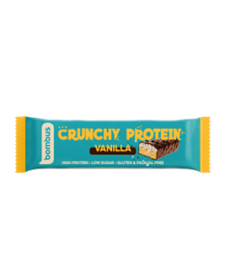Bombus crunchy proteinszelet tejcsokoládéval vanília ízzel és édesítőszerrel 50 g