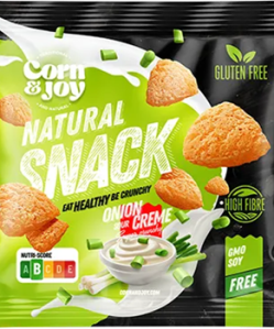 Corn Joy snack hagyma-tejföl gluténmentes 40 g