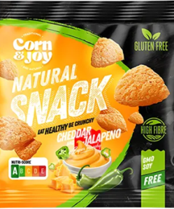 Corn Joy snack cheddar sajt-jalapeno gluténmentes 40 g