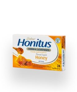 Dabur honitus honey méz ízű gyógynövényes szopogató tabletta 24 db