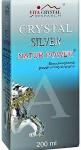 Crystal silver natur power étrend-kiegészítő ital 200 ml