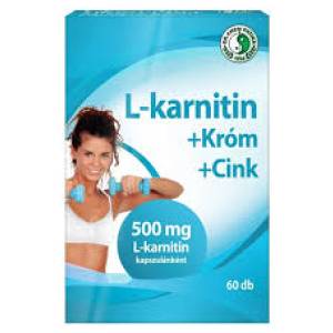 Dr. chen l-karnitin 500, króm és cink kapszula 60 db