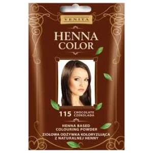 Henna Color hajszinezőpor nr 115 csokoládé barna 25 g