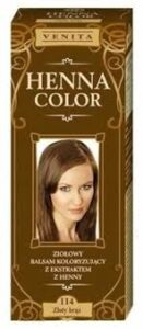 Henna Color szinező hajbalzsam nr 114 aranybarna 75 ml