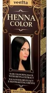 Henna Color szinező hajbalzsam nr 19 fekete csokoládé 75 ml