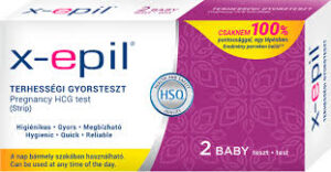 X-Epil terhességi gyorsteszt csikok 2 db
