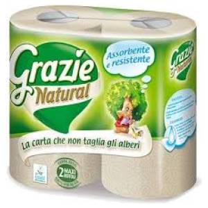 Grazie Natural lucart tekercses kéztörlő papír 2 db