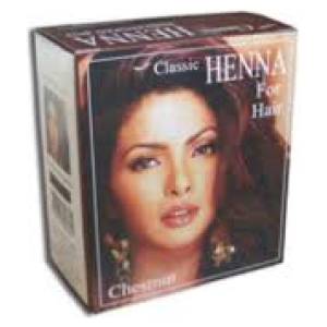 Classic Henna hajszínező por gesztenyebarna 100 g