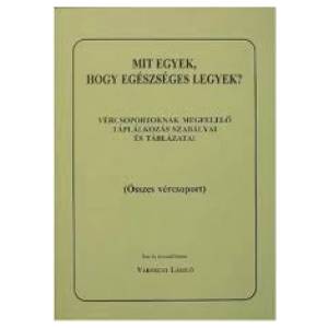 Könyv: mit egyek... összes vércsoport 1 db