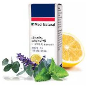 Medinatural légzéskönnyítő 100% illóolaj keverék 10 ml